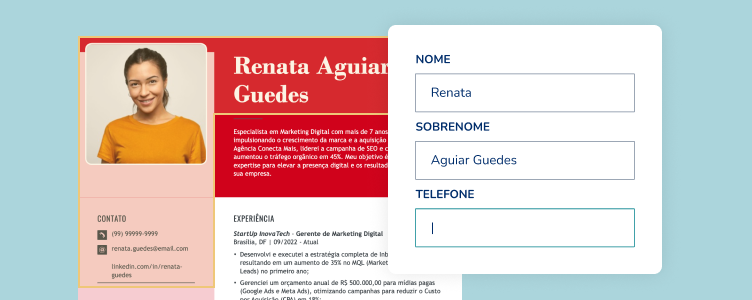 Dados No Currículo